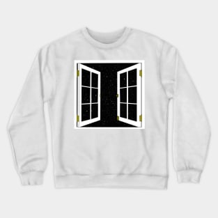 Space Out The Window Crewneck Sweatshirt